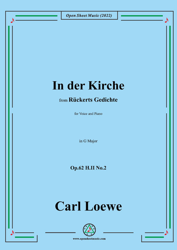 Loewe-In der Kirche,Op.62 H.II No.2