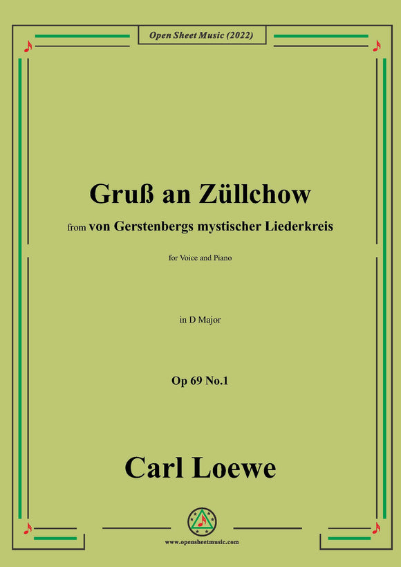 Loewe-Gruß an Züllchow,Op 69 No.1