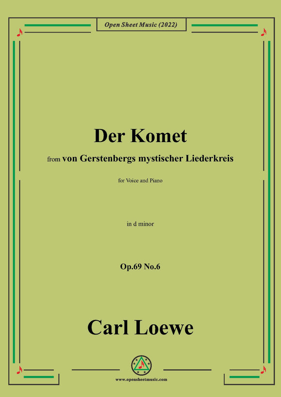 Loewe-Der Komet,Op.69 No.6