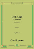 Loewe-Dein Auge,Op.89 No.2