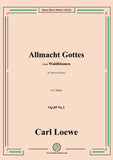 Loewe-Allmacht Gottes,Op.89 No.3
