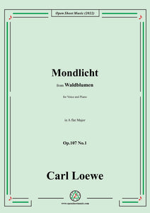 Loewe-Mondlicht,Op.107 No.1