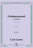 Loewe-Frühlingsankunft,Op.130 No.5