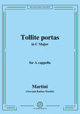 Martini-Tollite portas,for A cappella