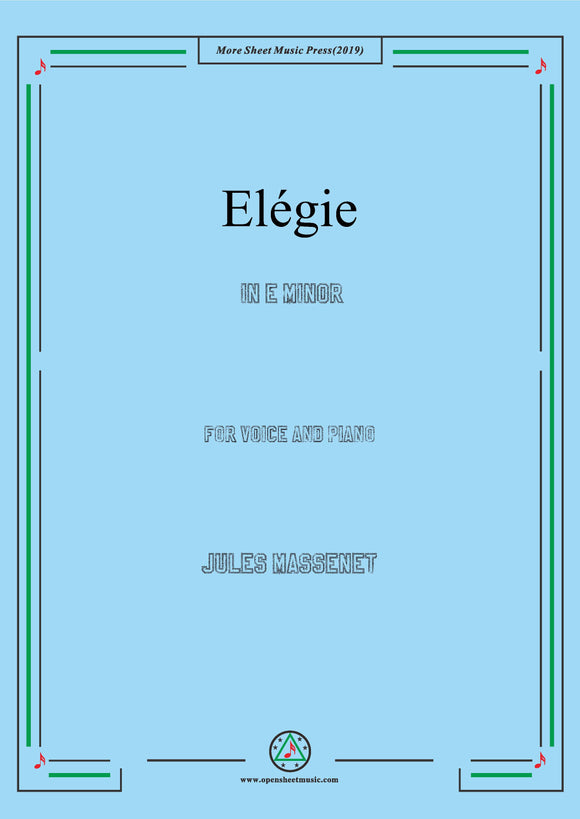 Massenet-Elégie