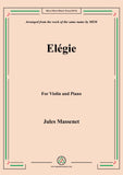 Massenet-Elégie