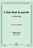 Massenet-Celui dont la parole,from 'Hérodiade'