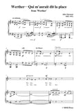 Massenet-Werther…Qui m'aurait dit la place,from 'Werther'