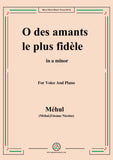 Mehul-O des amants le plus fidèle,from 'Ariodant'