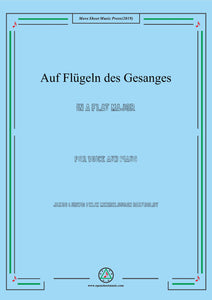 Mendelssohn-Auf Flügeln des Gesanges