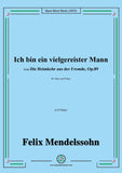 Mendelssohn-Ich bin ein vielgereister Mann,in D Major