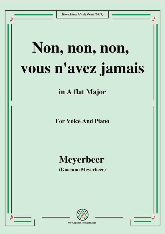 Meyerbeer-Non, non, non, vous n'avez jamais,from 'Les Huguenots'