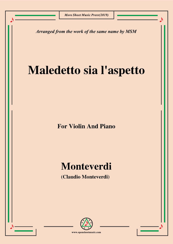 Monteverdi-Maledetto sia l’aspetto