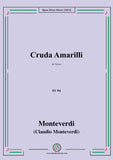 Monteverdi-Cruda Amarilli,SV 94,Voices