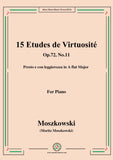 Moszkowski-15 Etudes de Virtuosité,Op.72,No.11,Presto e con leggierezza in A flat Major