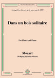 Mozart-Dans un bois solitaire