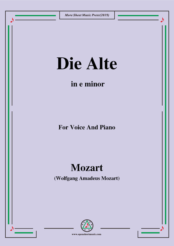 Mozart-Die alte