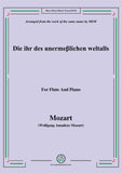Mozart-Die ihr des unermeβlichen weltalls