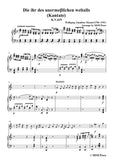 Mozart-Die ihr des unermeβlichen weltalls