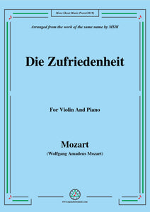 Mozart-Die zufriedenheit