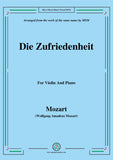 Mozart-Die zufriedenheit