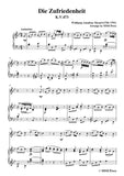 Mozart-Die zufriedenheit