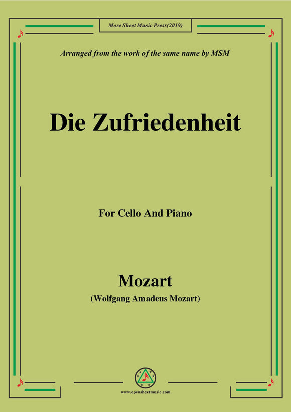 Mozart-Die zufriedenheit