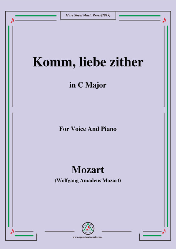 Mozart-Komm,liebe zither