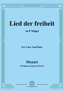 Mozart-Lied der freiheit