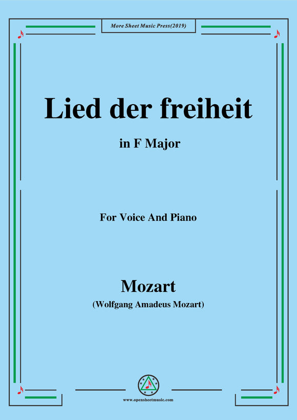 Mozart-Lied der freiheit