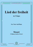 Mozart-Lied der freiheit