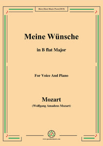 Mozart-Meine wünsche