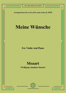 Mozart-Meine wünsche