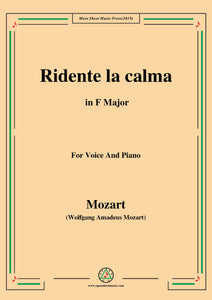 Mozart-Ridente la calma
