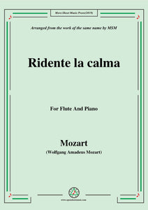 Mozart-Ridente la calma