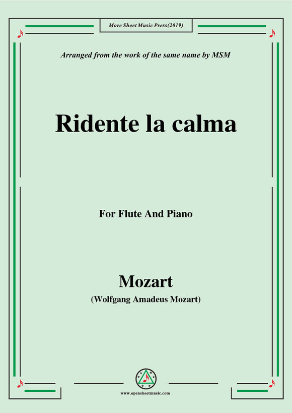 Mozart-Ridente la calma