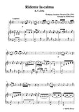 Mozart-Ridente la calma