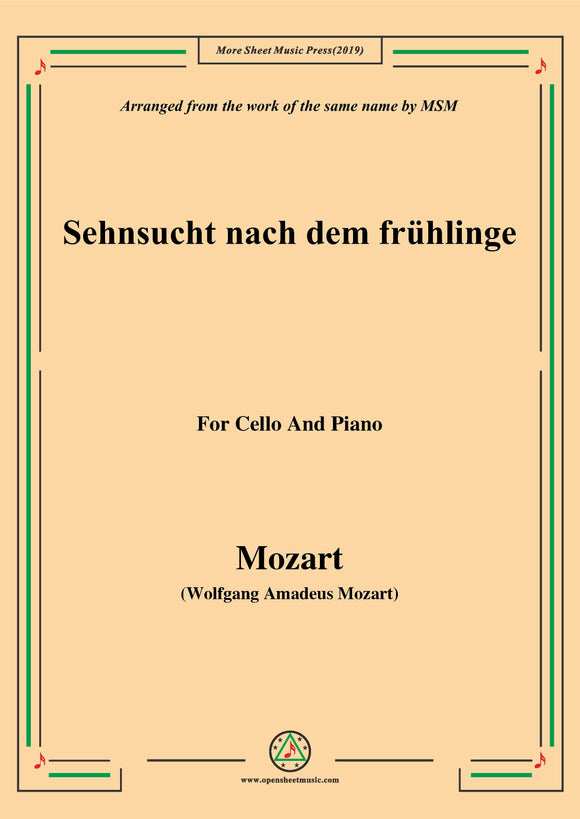 Mozart-Sehnsucht nach dem frühlinge