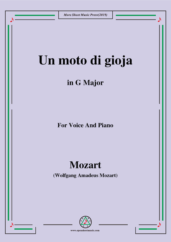Mozart-Un moto di gioja