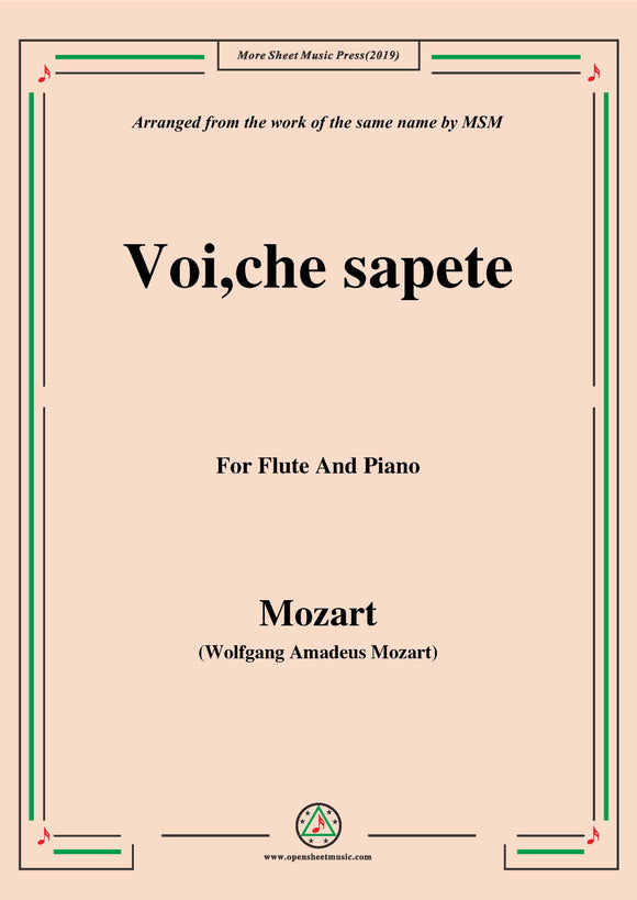 Mozart-Voi,che sapete