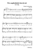 Mozart-Wie unglüchklich bin ich nit