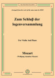 Mozart-Zum Schluβ der logenversammlung