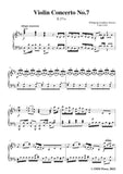 Mozart-Violin Concerto No.7 in D Major,K.271a,for Violin and Piano