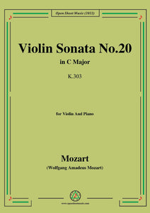 Mozart-Violin Sonata No.20,in C Major