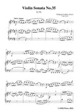 Mozart-Violin Sonata No.35,in A Major