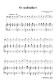 Mozart-Se vuol ballare(If you would dance),in F Major,from 'Le nozze di Figaro(The Marriage of Figaro),K.492',for Voice and Piano