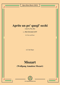 Mozart-Aprite un po' quegl' occhi(Those eyes at least now open),Act 4, No.26