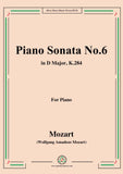 Mozart-Piano Sonata No.6 in D Major,K.284