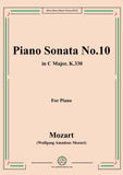 Mozart-Piano Sonata No.10 in C Major,K.330