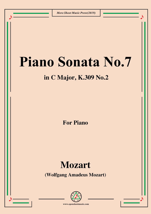 Mozart-Piano Sonata No.7 in C Major,K.309,No.2